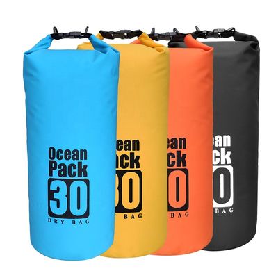 Αδιάβροχη ξηρή τσάντα εξωτερικού χώρου 500D PVC με χωρητικότητα 5L 10L 15L