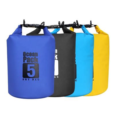 Προσαρμοσμένη 5L PVC αδιάβροχη ξηρή τσάντα για κολύμβηση με βαρκάδα σερφ